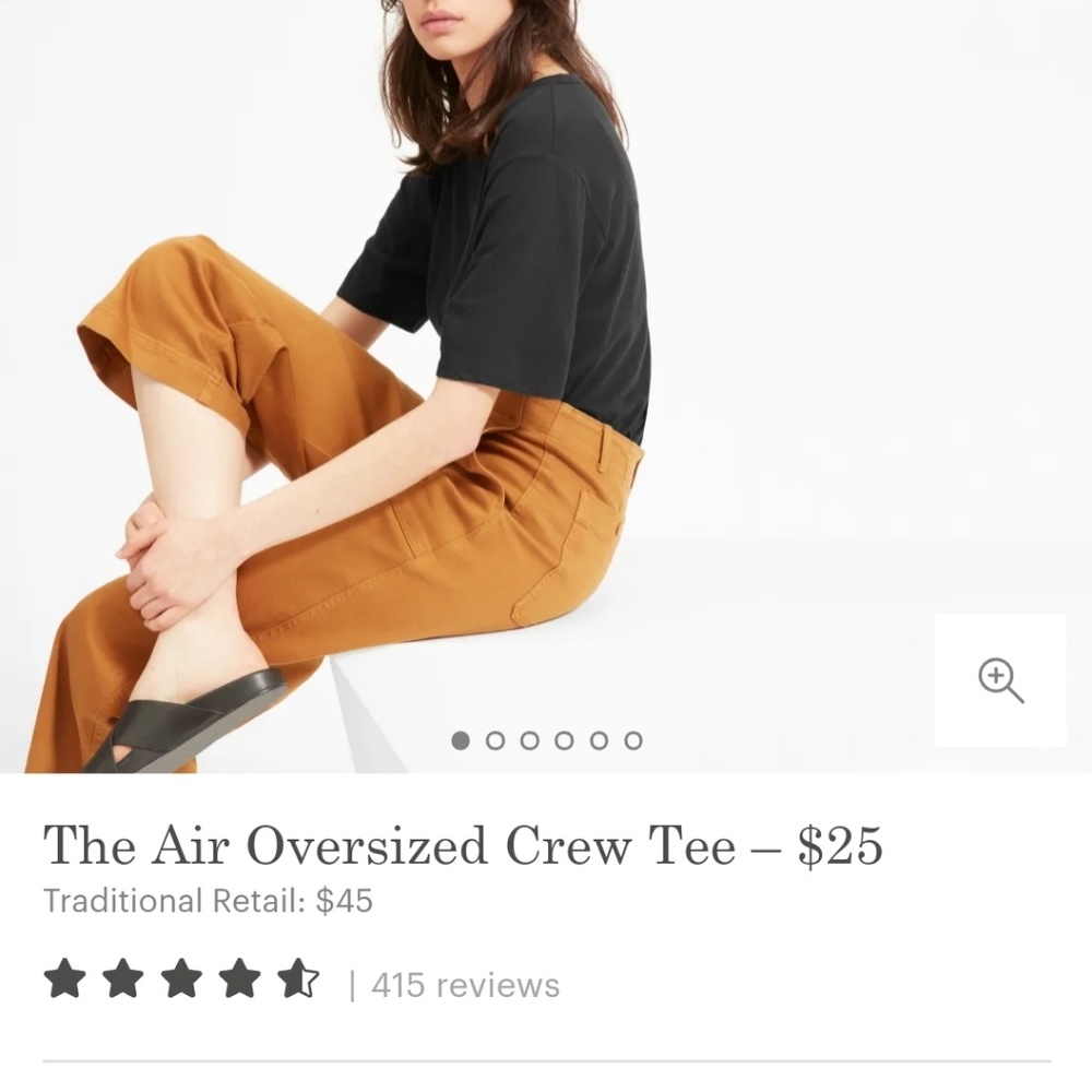 Air Oversized Crew Tee